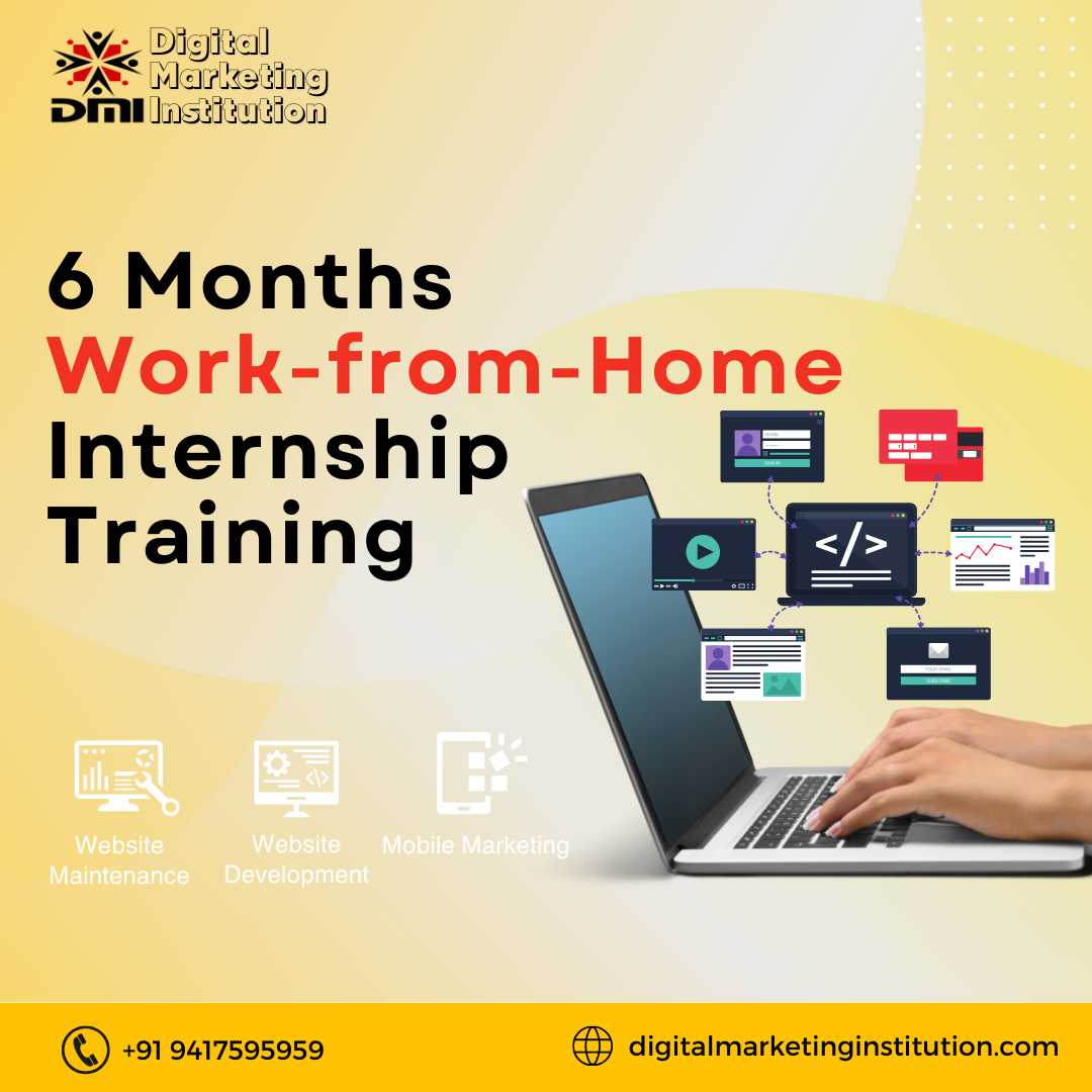 6 months Work-from-Home Internship Training