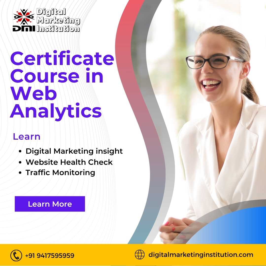 Certificate Course in Web Analytics