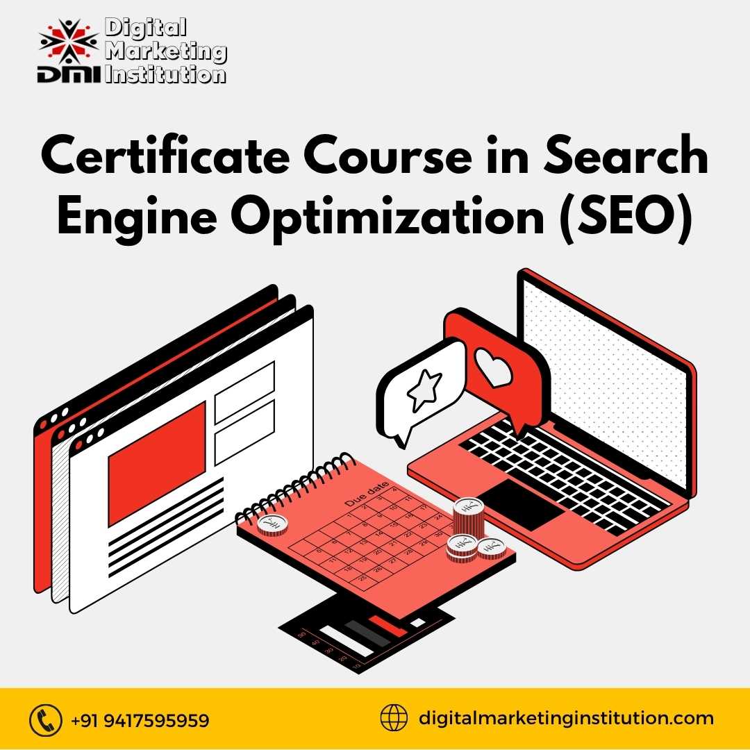 Certificate Course in Search Engine Optimization (SEO)