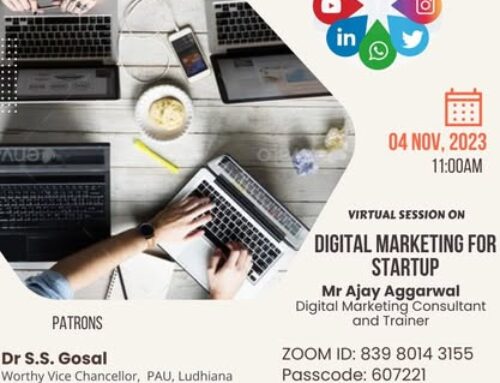 Digital Marketing for Startups at Punjab Agri-Business Incubator