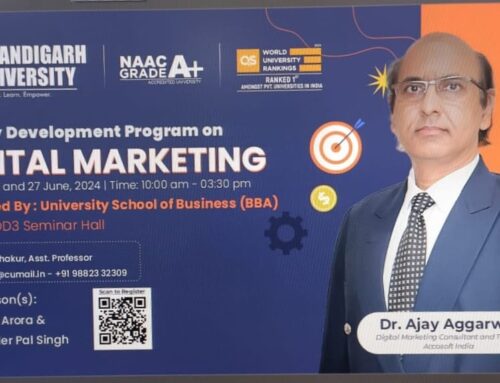 Faculty Development Program on Digital Marketing at Chandigarh University